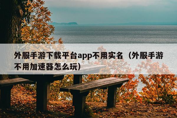 外服手游下载平台app不用实名（外服手游不用加速器怎么玩）