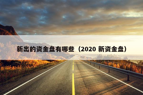 新出的资金盘有哪些（2020 新资金盘）