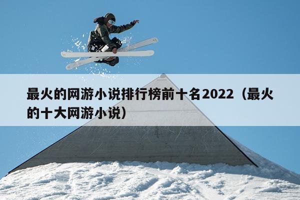 最火的网游小说排行榜前十名2022（最火的十大网游小说）