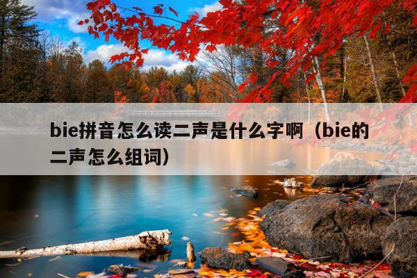 bie拼音怎么读二声是什么字啊（bie的二声怎么组词）