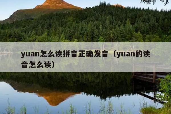 yuan怎么读拼音正确发音（yuan的读音怎么读）