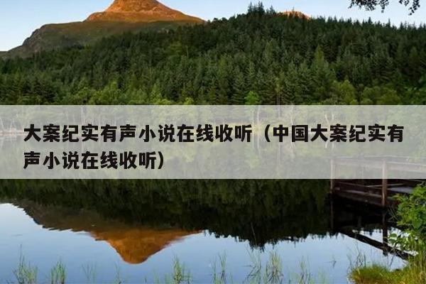 大案纪实有声小说在线收听（中国大案纪实有声小说在线收听）