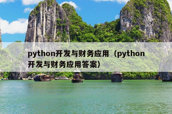 python开发与财务应用（python开发与财务应用答案）