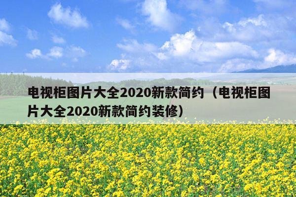 电视柜图片大全2020新款简约（电视柜图片大全2020新款简约装修）