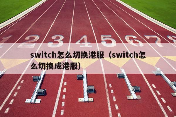 switch怎么切换港服（switch怎么切换成港服）