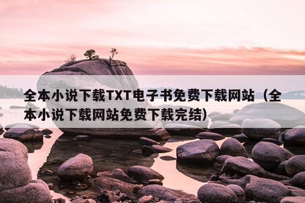 全本小说下载TXT电子书免费下载网站（全本小说下载网站免费下载完结）