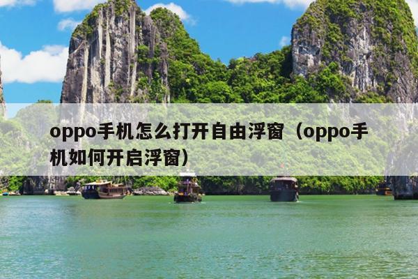 oppo手机怎么打开自由浮窗（oppo手机如何开启浮窗）