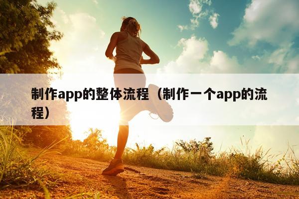 制作app的整体流程（制作一个app的流程）