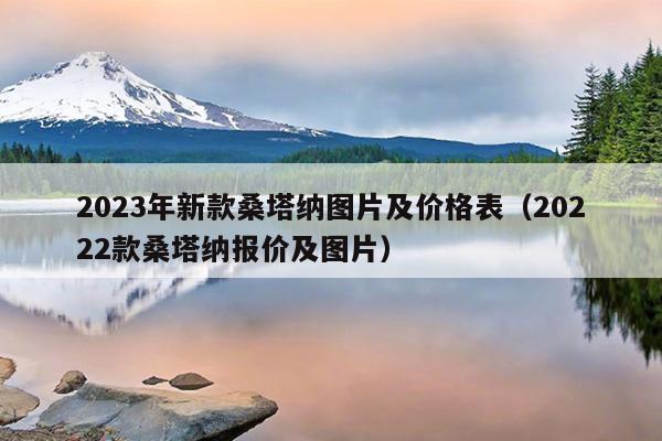 2023年新款桑塔纳图片及价格表（20222款桑塔纳报价及图片）