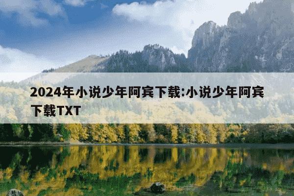 2024年小说少年阿宾下载:小说少年阿宾下载TXT