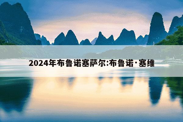 2024年布鲁诺塞萨尔:布鲁诺·塞维