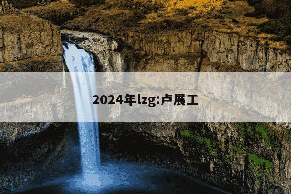 2024年lzg:卢展工