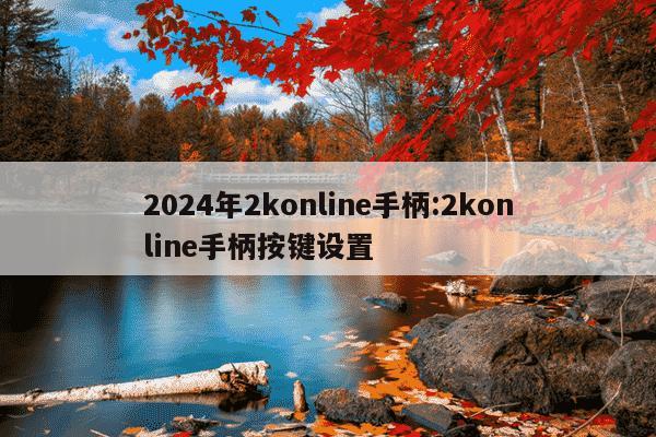 2024年2konline手柄:2konline手柄按键设置