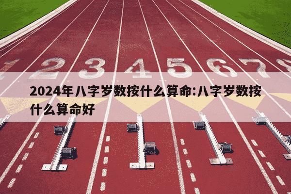 2024年八字岁数按什么算命:八字岁数按什么算命好