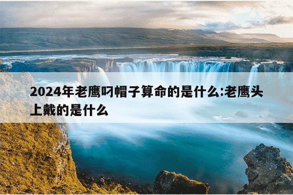 2024年老鹰叼帽子算命的是什么:老鹰头上戴的是什么