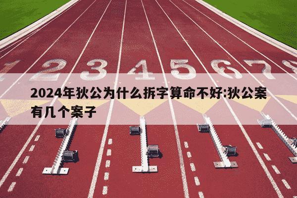 2024年狄公为什么拆字算命不好:狄公案有几个案子