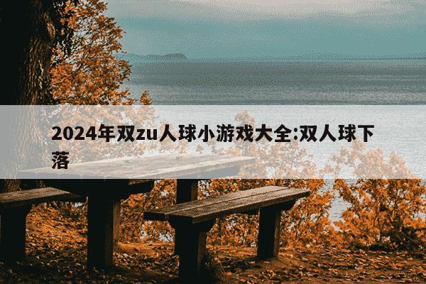 2024年双zu人球小游戏大全:双人球下落